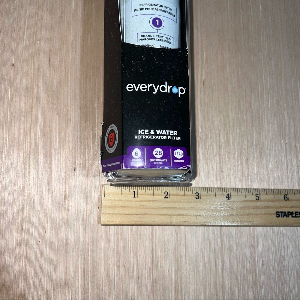 Everydrop Refrigerator Ice & Water Filter #1 -EDR4RXD1-6 Month Filter Life New! - Picture 2 of 9